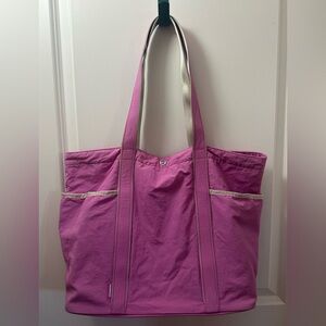 Lululemon Athletica Vibrant Pink Tote